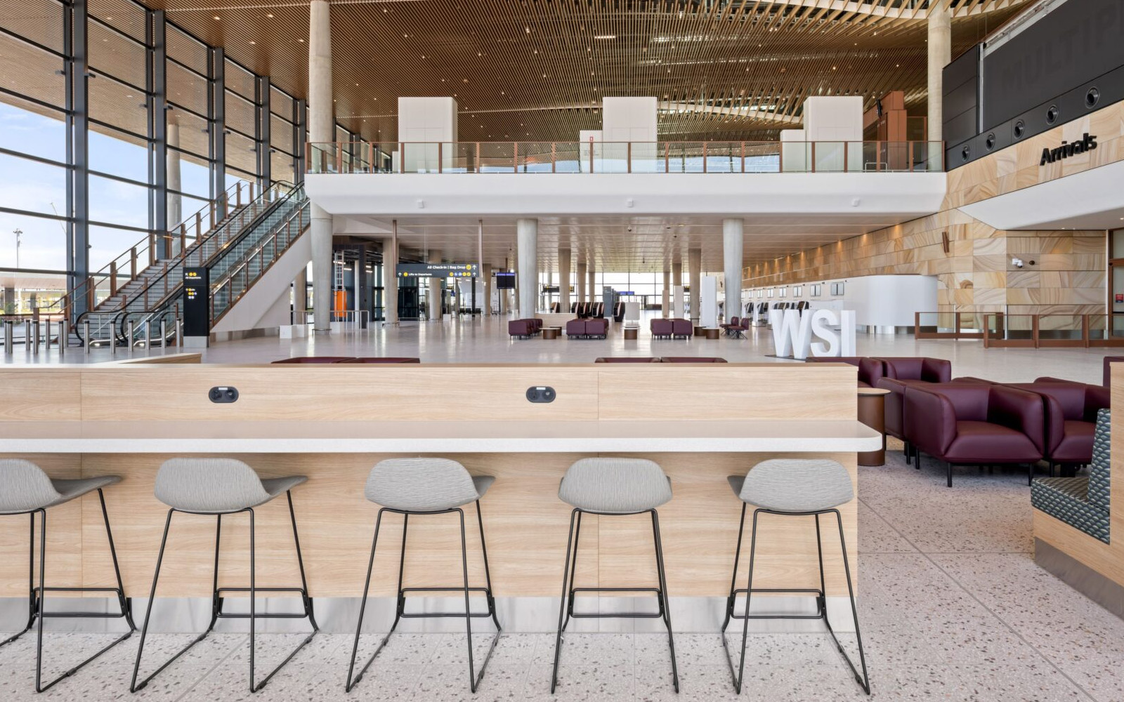 Commercial furniture for workplaces and public spaces